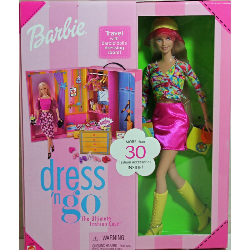 2001 Dress n Go Ultimate Barbie Fashion Case (55308)