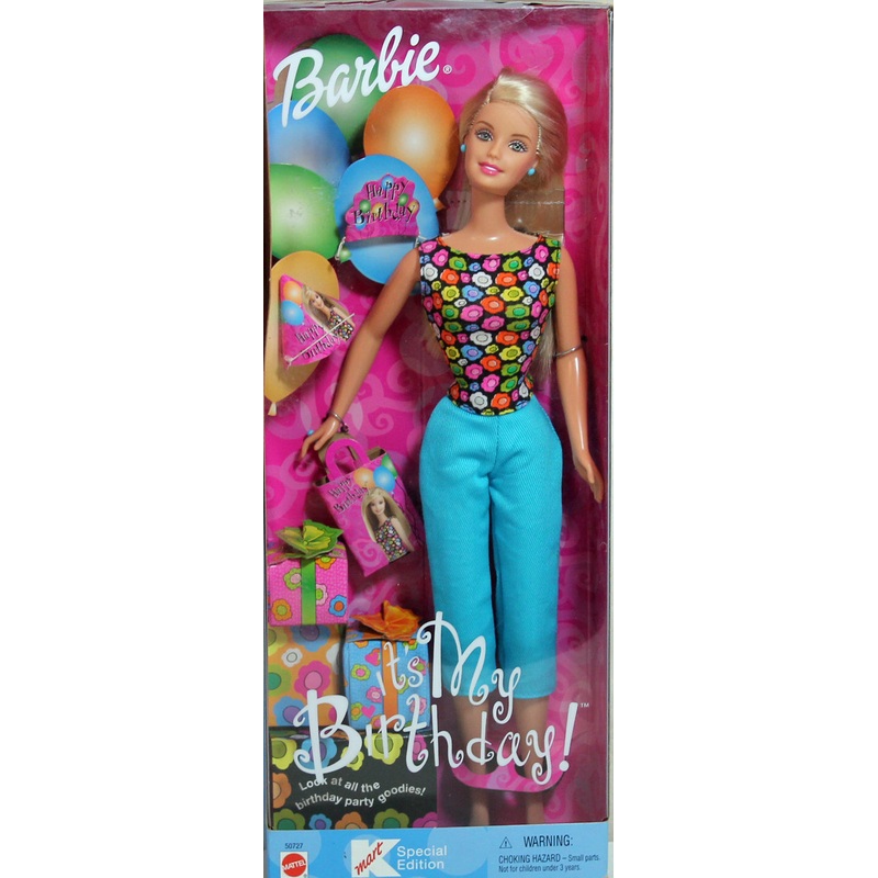 2001 It's My Birthday Barbie (50727) - Blonde
