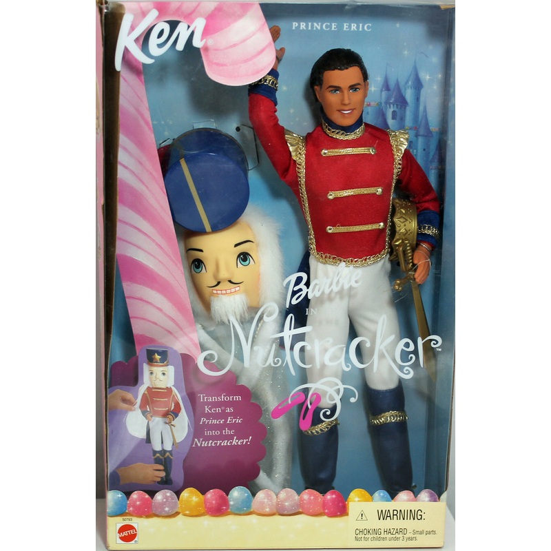 2001 Nutcracker Ken as Prince Eric Barbie (50793)