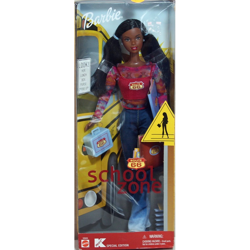 2001 Route 66 School Zone Barbie (52645) - African American