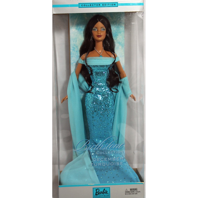 2002 December Turquoise Ethnic Birthstone Barbie (B2397)