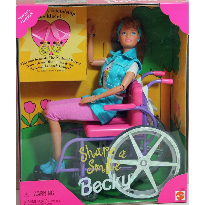 1996 Share a Smile Becky Barbie (15761)