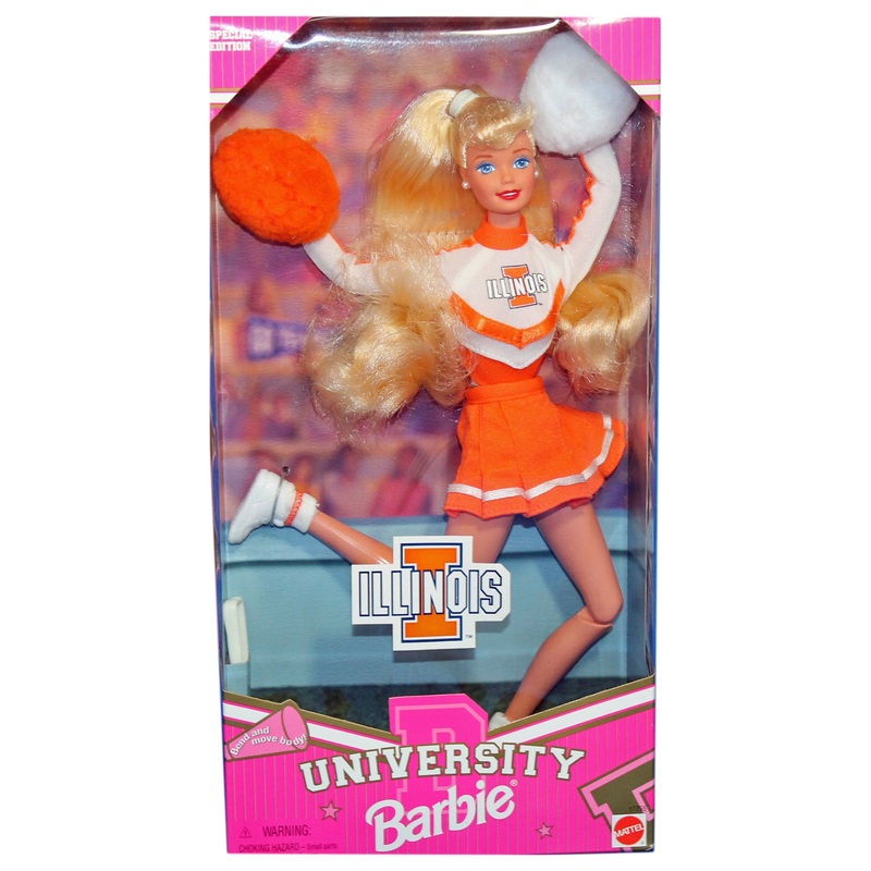 1997 University of Illinois Cheerleader Barbie (17755)