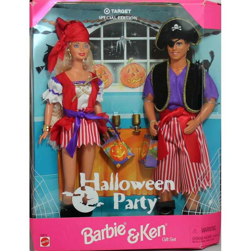 1998 Halloween Party Barbie & Ken (19874)