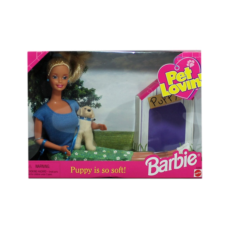 1998 Pet Lovin' w/ Puppy Barbie  (23007)