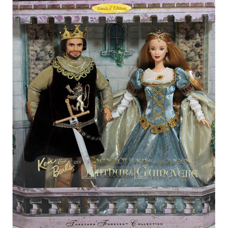 1999 Barbie & Ken as Camelot's King Arthur & Queen Guinevere (23880)