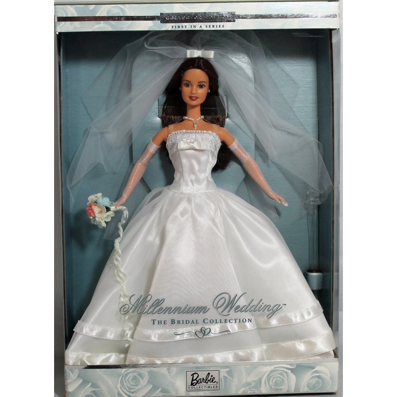 1999 Millenium Wedding Barbie (27765) - Brunette
