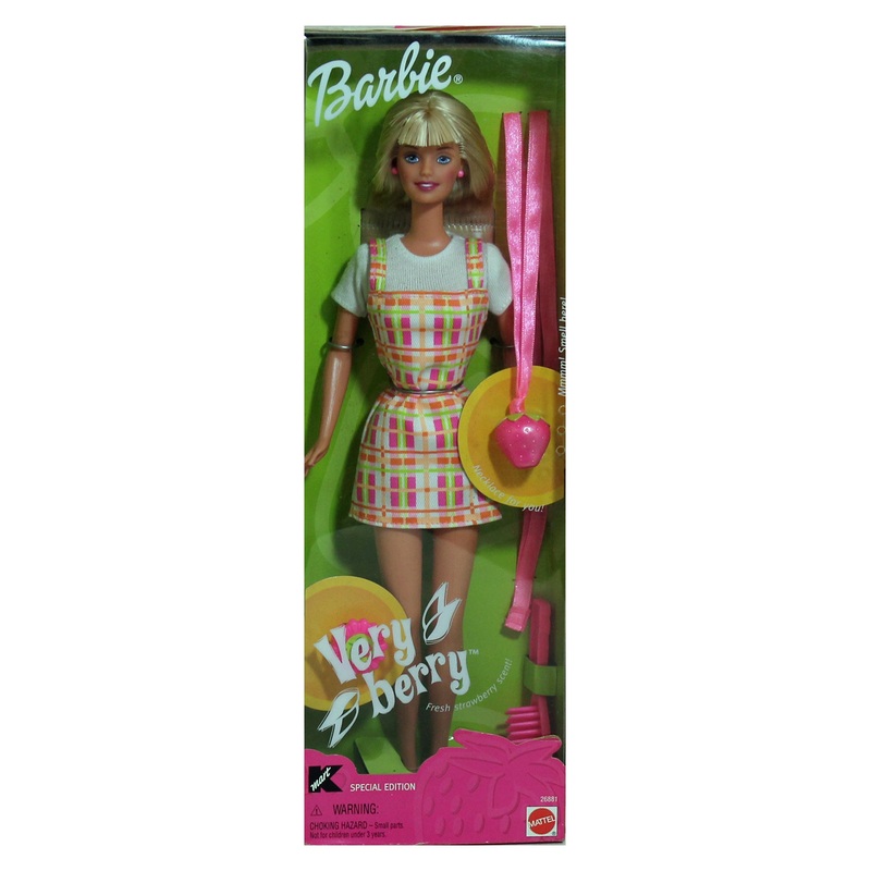 1999 Very Berry Strawberry Scent Barbie (26881)