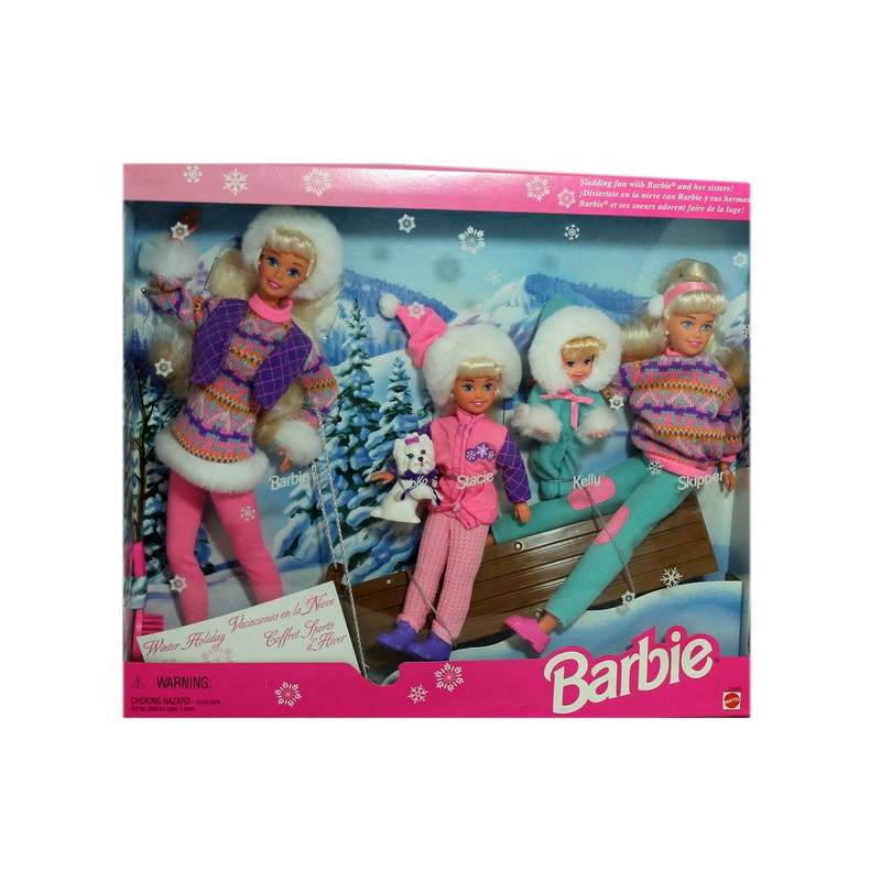 1995 Winter Holiday Barbie Gift Set (15645)