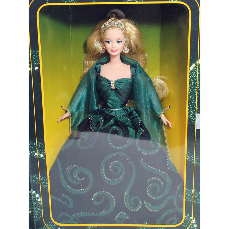 1996 Emerald Enchantment Barbie (17443) - Blonde hair