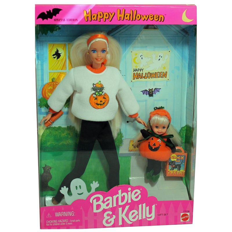 1996 Happy Halloween Barbie & Kelly (17238)
