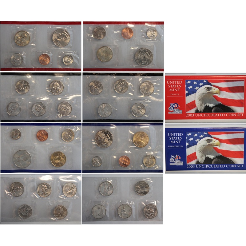 2003 PD US Mint Set (OGP) 20 coins