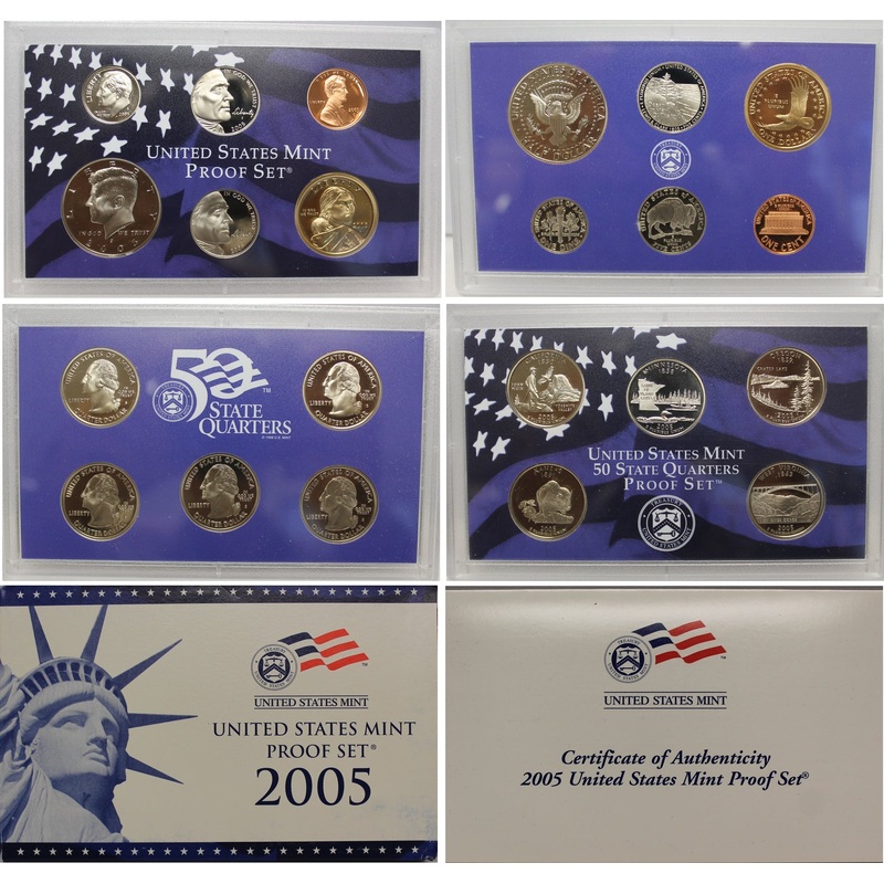 2005 Proof Set CN-Clad (OGP) 11 coins