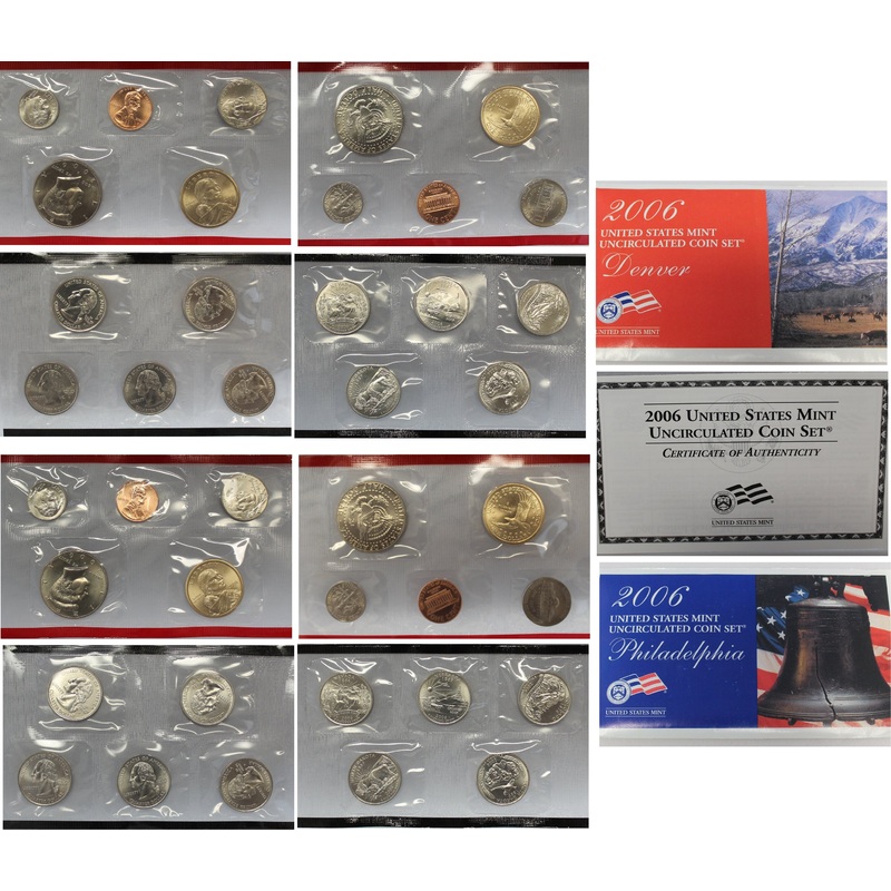 2006 PD US Mint Set (OGP) 20 coins