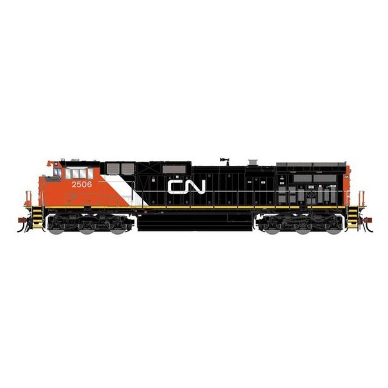 Athearn Genesis G1205 HO Scale Dash 9-44CW Canadian National CN 2506 DC