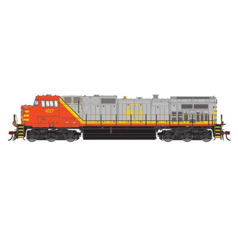 Athearn Genesis G1209 HO Scale Dash 9-44CW Quebec, North Shore & Labrador QNSL 407 DC