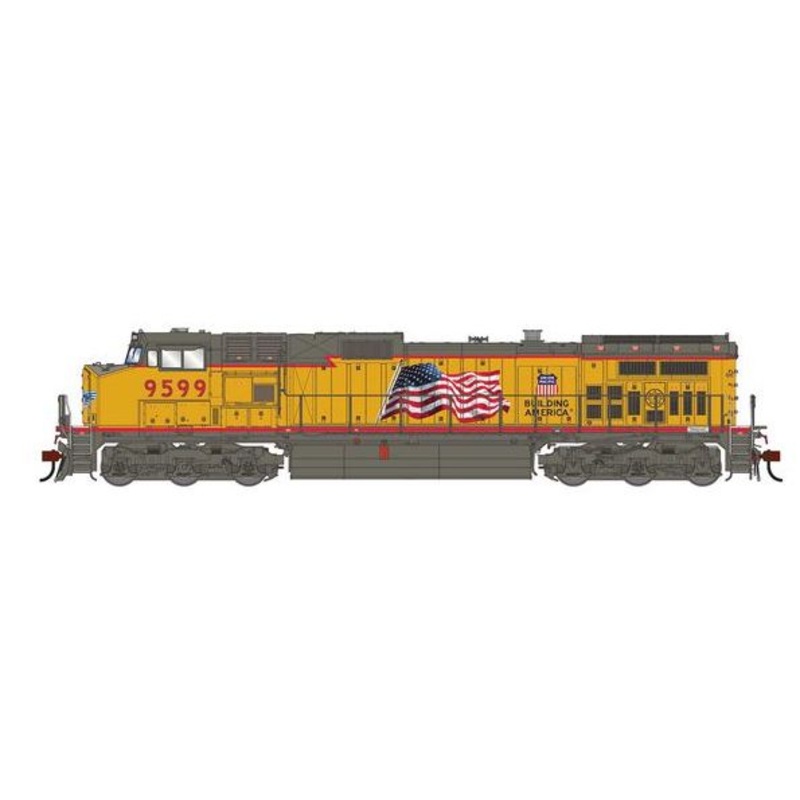 Athearn Genesis G1214 HO Scale Dash 9-44CW Union Pacific UP 9599 DCC/Sound