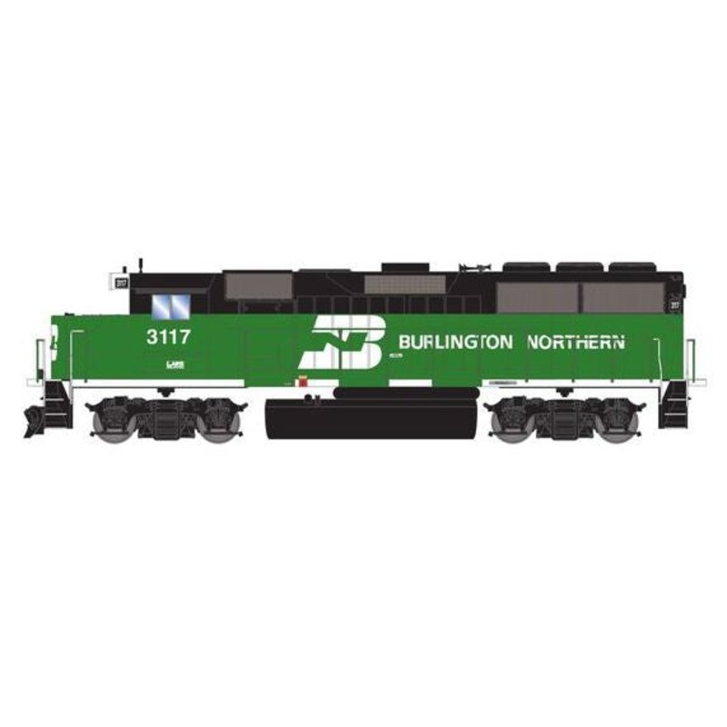 Athearn RTR 1506 HO Scale EMD GP50 Burlington Northern BN 3117 DC