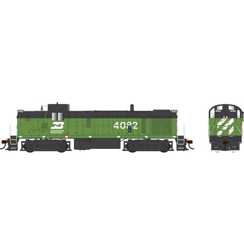 Bowser 25187 HO Scale ALCo RS-3 Diesel Locomotive Burlington Northern BN 4082  DCC & Sound