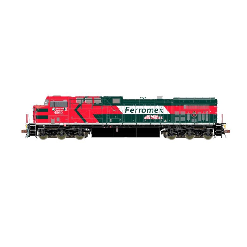 ScaleTrains 39666 HO Scale GE AC4400CW Diesel Ferromex "Diabla" FSRR 4562