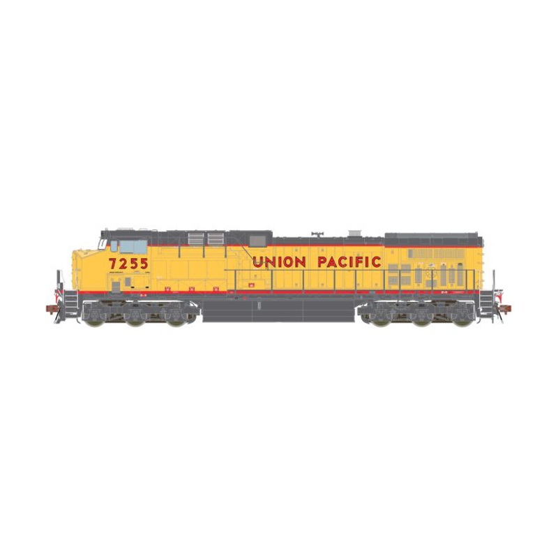 ScaleTrains 39697 HO Scale GE AC4400CW Diesel Union Pacific "Red Sill" UP 7256 DCC & LokSound