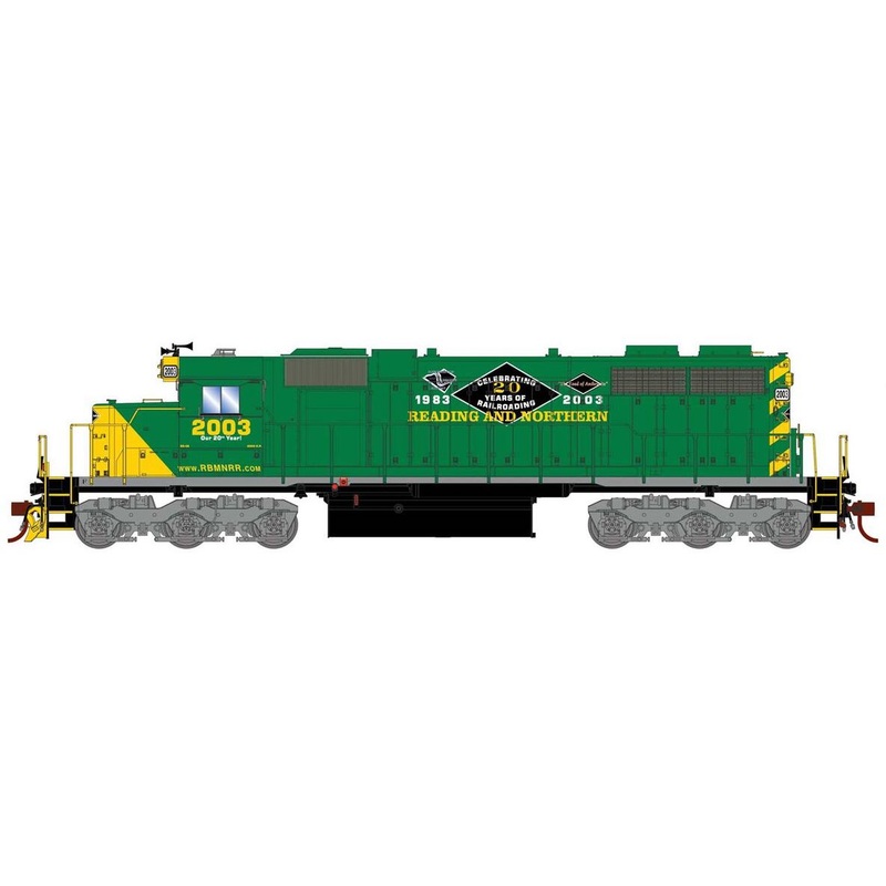 Athearn 88634 HO Scale EMD SD38 Reading & Northern RBMN 2003