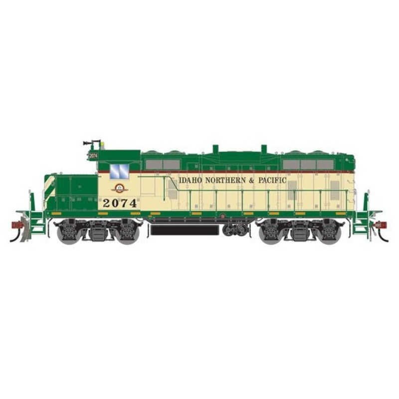 Athearn Genesis G1502 HO Scale EMD GP7u Idaho Northern & Pacific INPR 2074 DCC/Sound