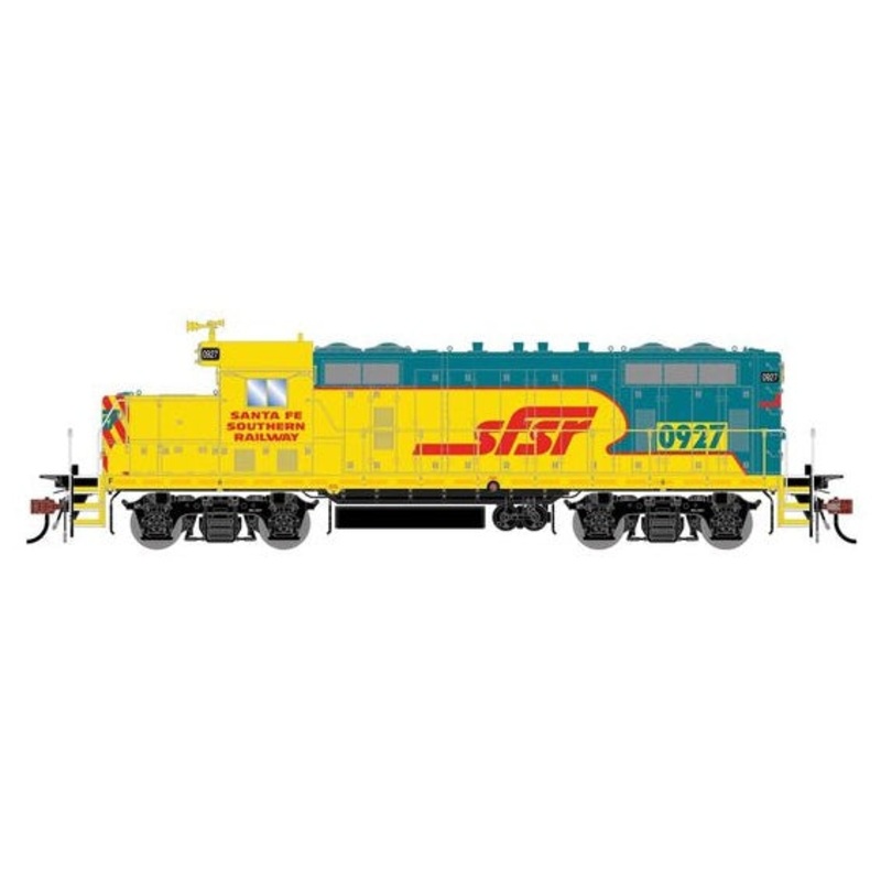 Athearn Genesis G1585 HO Scale EMD GP7u Santa Fe Southern SFS 0927 DCC/Sound