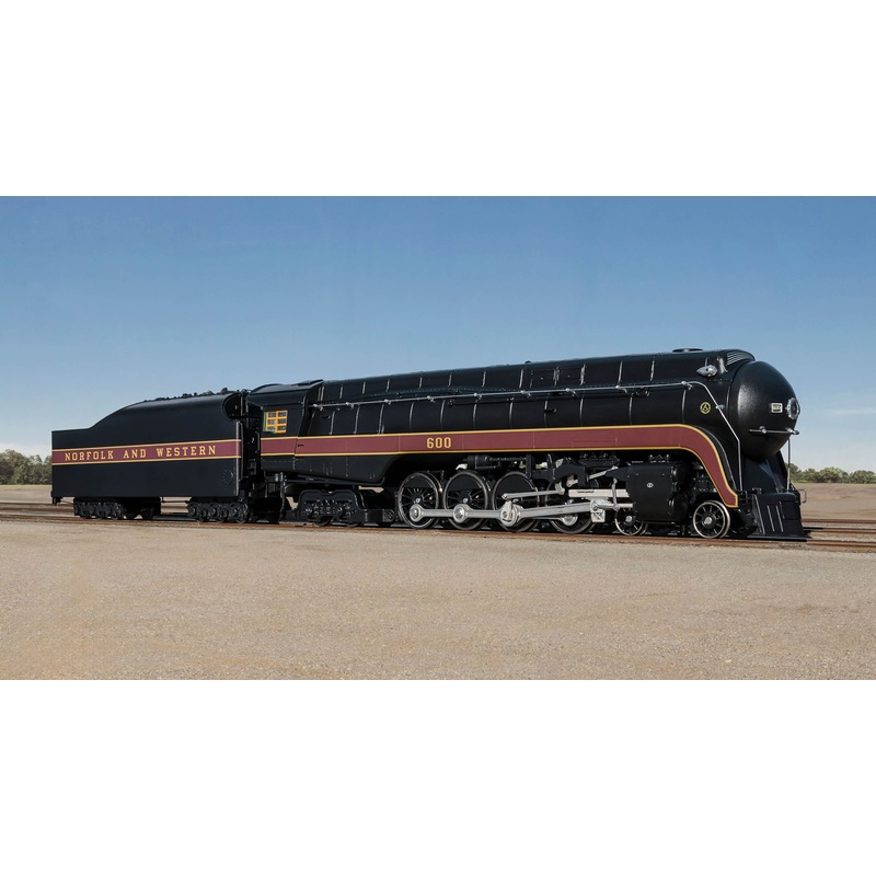 Fox Valley Models 38841 HO Scale N&W Class J 4-8-4, Norfolk & Western Early As Built N&W 602 DCC & Sound