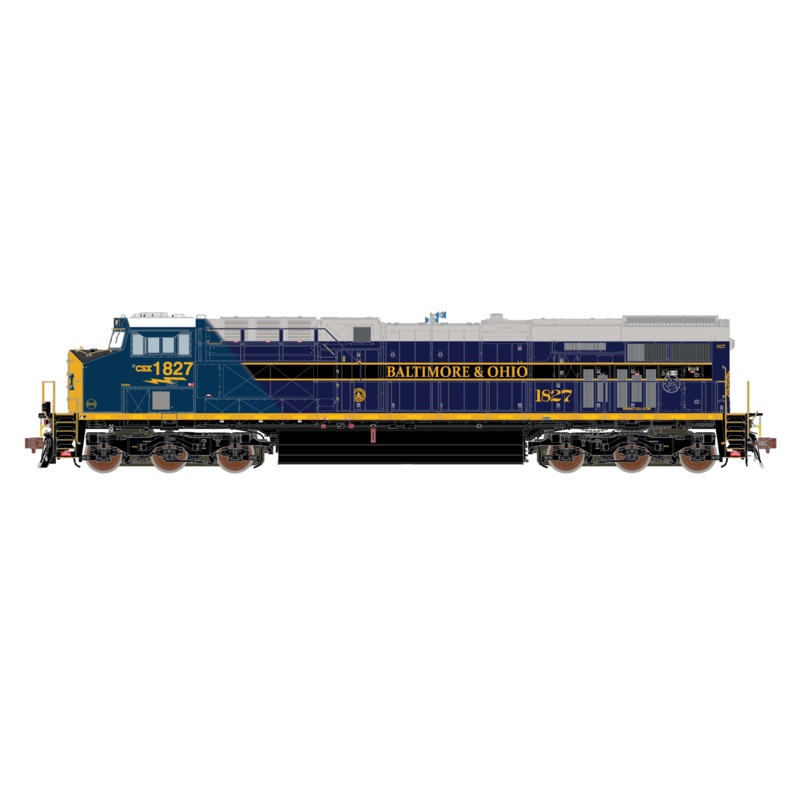 ScaleTrains Rivet 39903 HO Scale GE ES44AH GEVo B&O Heritage CSX 1827 DCC & Sound