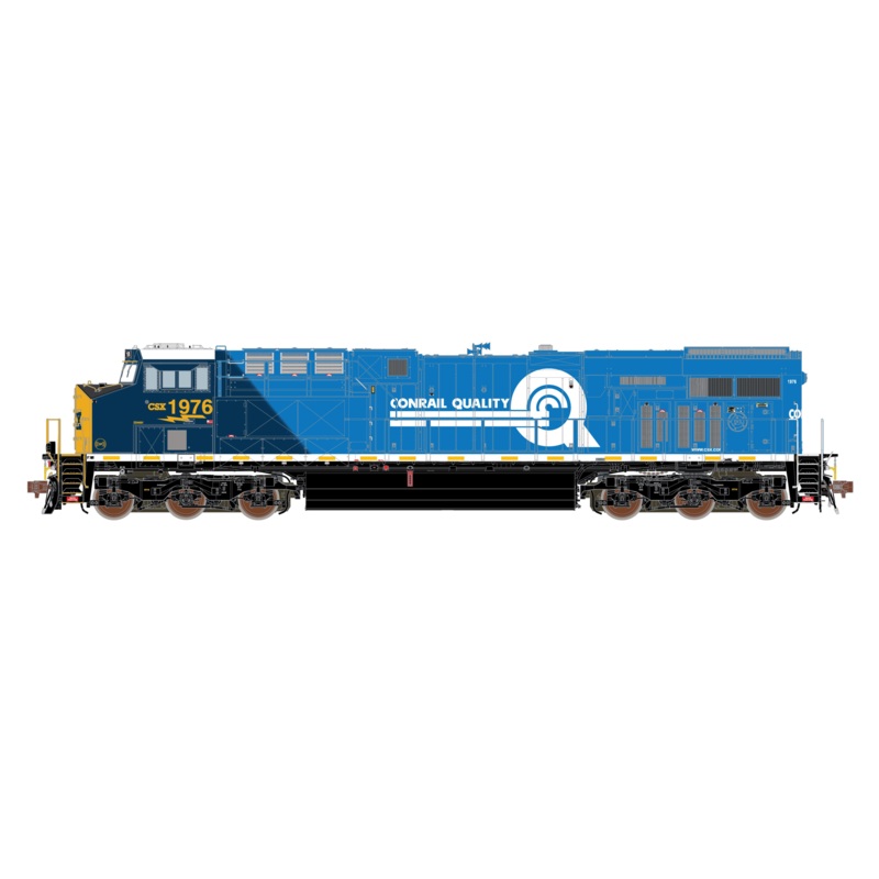 ScaleTrains Rivet 39907 HO Scale GE ES44AH GEVo Conrail Heritage CSX 1976  DCC Sound