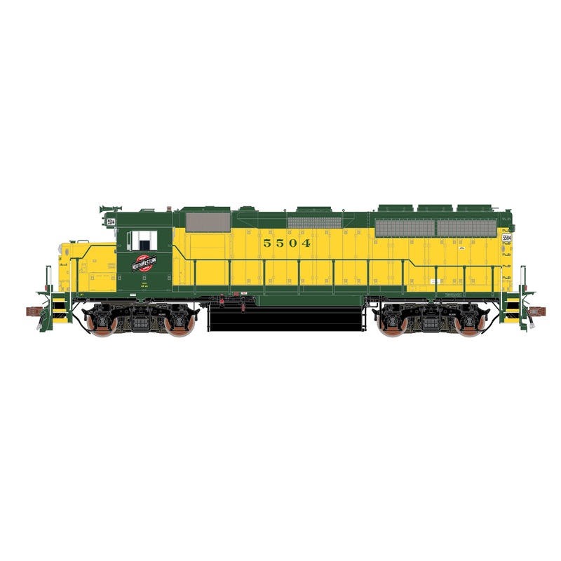 ScaleTrains Rivet 40166 HO Scale EMD GP40 Phase Ia OY C&NW 5504