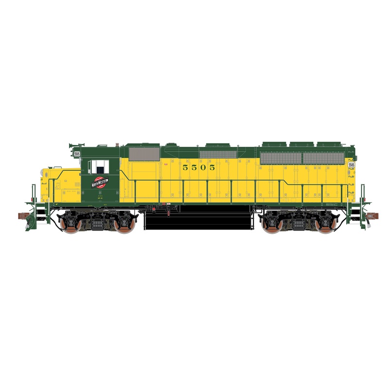 ScaleTrains Rivet 40167 HO Scale EMD GP40 Phase Ia OY/Employee C&NW 5505 DCC & Sound