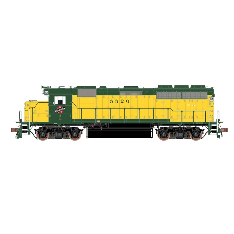 ScaleTrains Rivet 40171 HO Scale EMD GP40 Phase Ia OY C&NW 5520 DCC & Sound