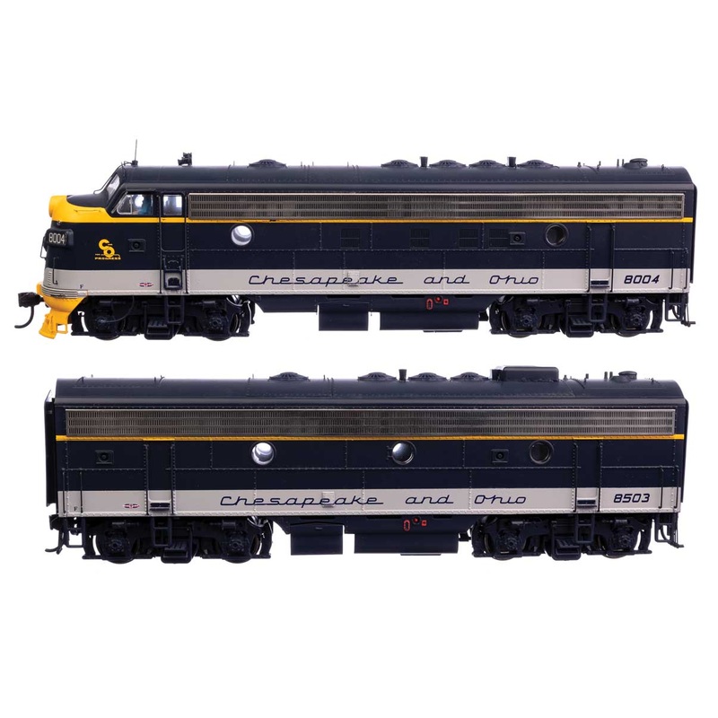 Walthers Proto 920-49547 HO Scale FP7/F7B Chesapeake & Ohio C&O 8007/8506 DC