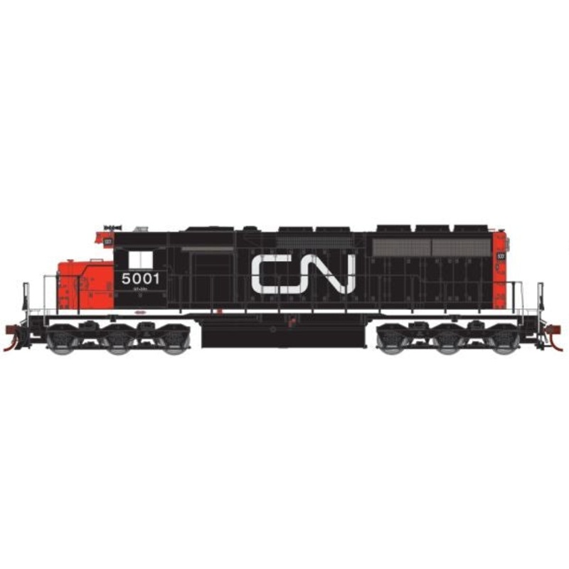 Athearn 98856 HO Scale EMD SD40 Canadian National CN 5001 DCC & Sound - NOS