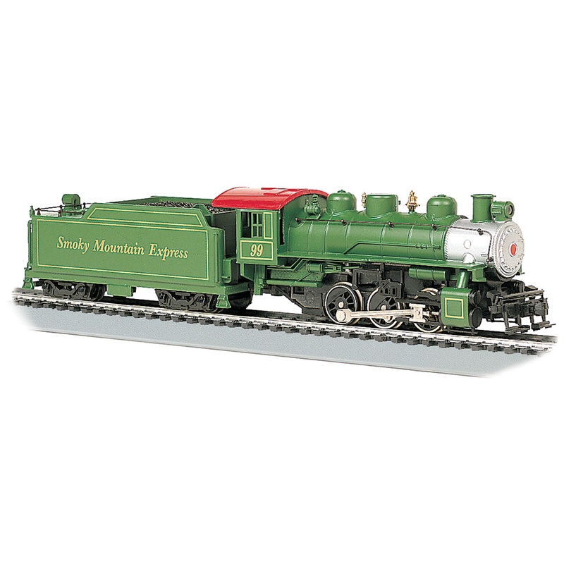 Bachmann 50402 HO Scale 0-6-0 Steam Locomotive with Smoke Smokey Mountain Express 99
