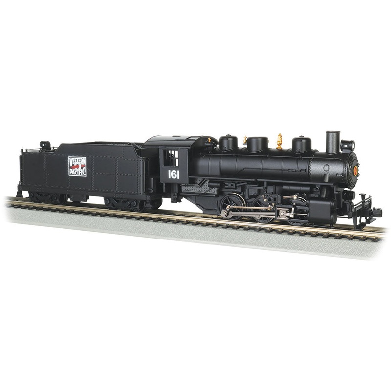 Bachmann 50407 HO Scale 0-6-0 Steam Locomotive with Smoke Western Pacific WP 161