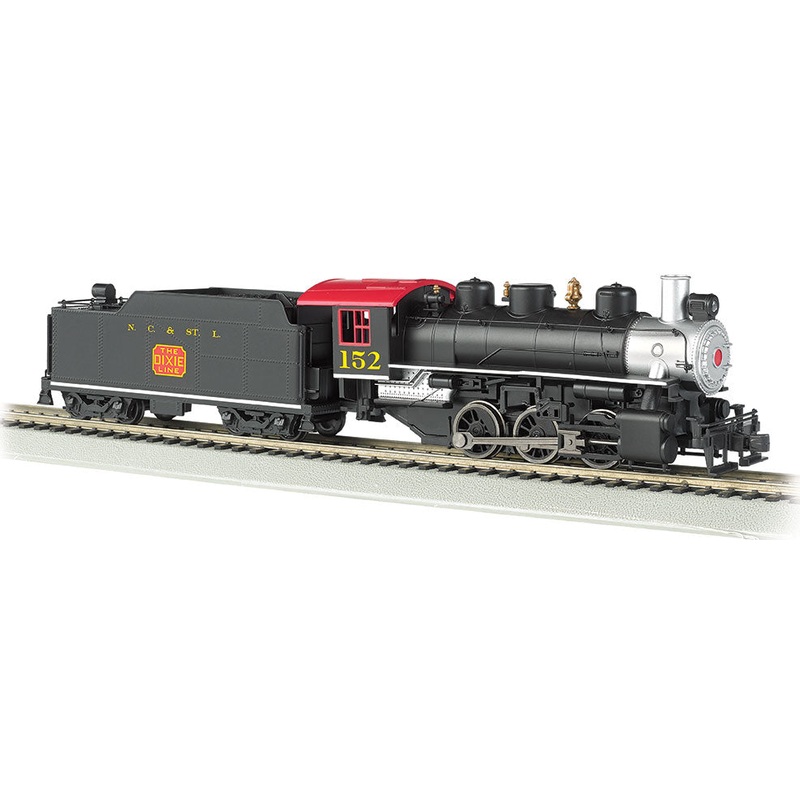 Bachmann 50616 HO Scale 0-6-0 Steam Locomotive with Smoke NC&StL 152