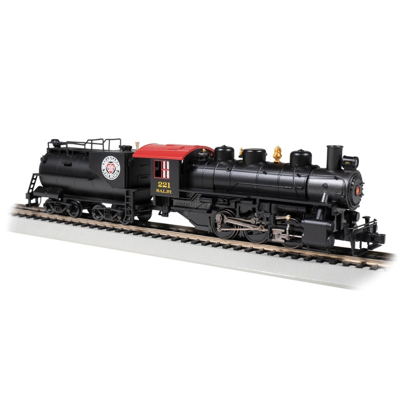 Bachmann 50716 HO Scale USRA 0-6-0 Steam Locomotive with Smoke Seaboard SAL 221