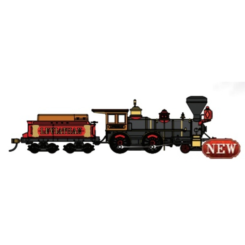 Bachmann 51008 HO Scale 4-4-0 American Steam Locomotive Central Pacific "Leviathan" 63