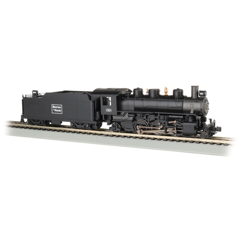 Bachmann 51530 HO Scale 2-6-2 Prairie Steam Locomotive with Smoke Boston & Maine B&M 1501