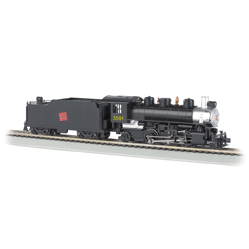 Bachmann 51531 HO Scale 2-6-2 Prairie Steam Locomotive with Smoke Canadian National CN 3591