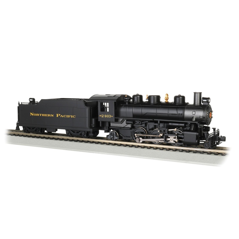 Bachmann 51532 HO Scale 2-6-2 Prairie Steam Locomotive with Smoke Northern Pacific NP 2463