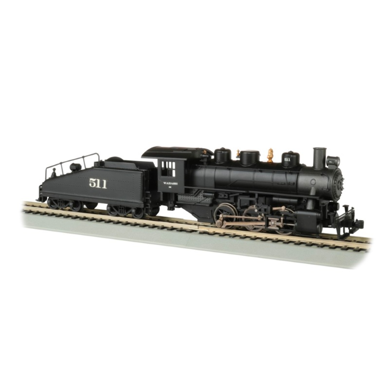 Bachmann 51616 HO Scale 0-6-0 Steam Locomotive with DCC and Smoke Wabash 511