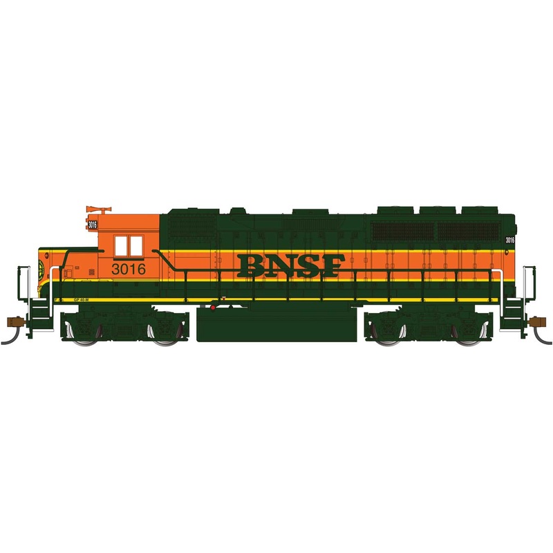 Bachmann 60319 HO Scale EMD GP40 Diesel BNSF 3016 with DCC
