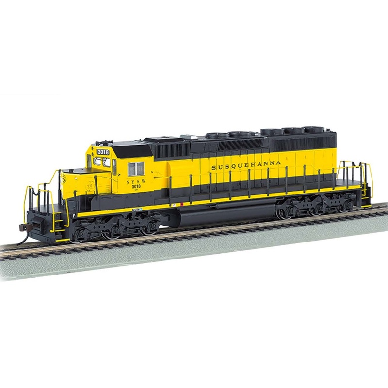 Bachmann 60914 HO Scale EMD SD40-2 Diesel Susquehanna NYS&W 3018 with DCC
