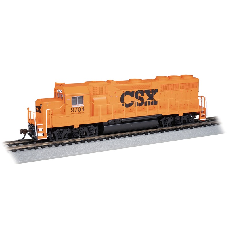 Bachmann 63540 HO Scale EMD GP40 Diesel CSX MOW 9704