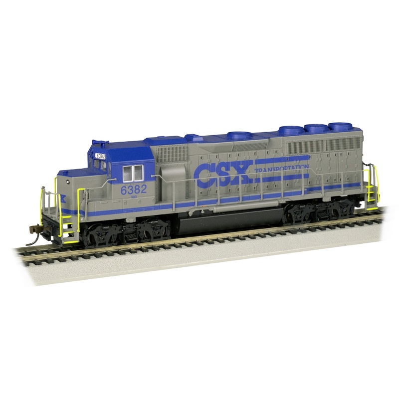 Bachmann 66307 HO Scale EMD GP40 Diesel CSX 6382 with DCC & Sound