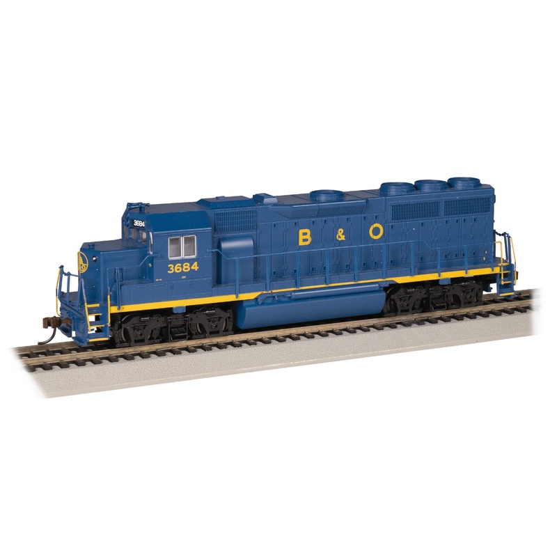 Bachmann 66308 HO Scale EMD GP40 Diesel Baltimore & Ohio B&O 3684 with DCC & Sound